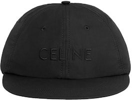 Celine Lightweight Nylon Skate Cap Black Celine Lightweight Nylon Skate Cap Black