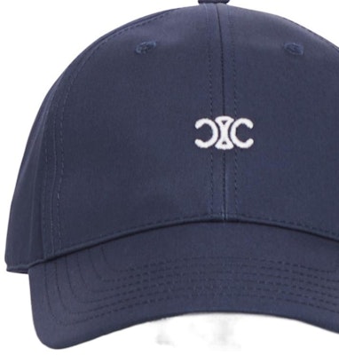 CELINE Logo Cotton Baseball Cap Blue for Men. AA01C969P Shop CELINE Logo Cotton Baseball Cap Blue for Men. AA01C969P