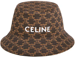 Order CELINE Logo 棉質漁夫帽 棕色/焦糖色 情侶款 防曬帽 2AU3B906N-19MA