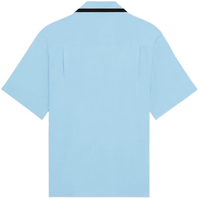 CELINE 男士藍色Logo寬鬆短袖襯衫 2C516852C-05CR Lookbook CELINE 男士藍色Logo寬鬆短袖襯衫 2C516852C-05CR