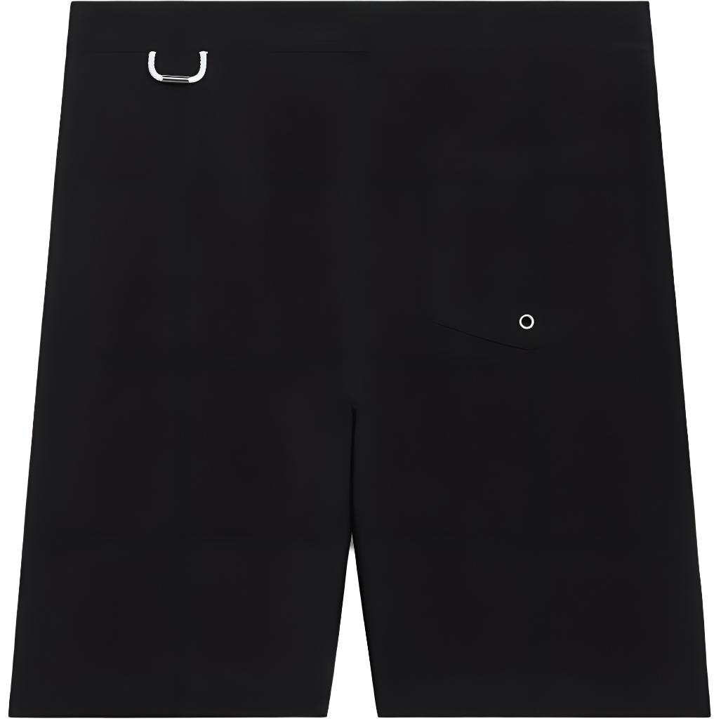 Lookbook CELINE Logo Print Drawstring Casual Shorts Men’s Black 2Z731519U-38NO