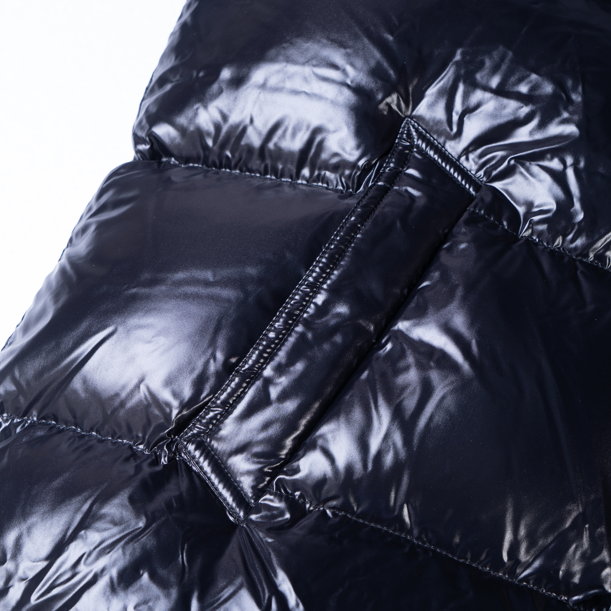 Cheap CELINE Logo Printed High-Neck Puffer Jacket Winter Black 2W430595K-38NO