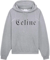 Celine Logo Pullover Sweatshirt in Gray - Relaxed Fit 2Y588670Q-09GB Celine Logo Pullover Sweatshirt in Gray - Relaxed Fit 2Y588670Q-09GB
