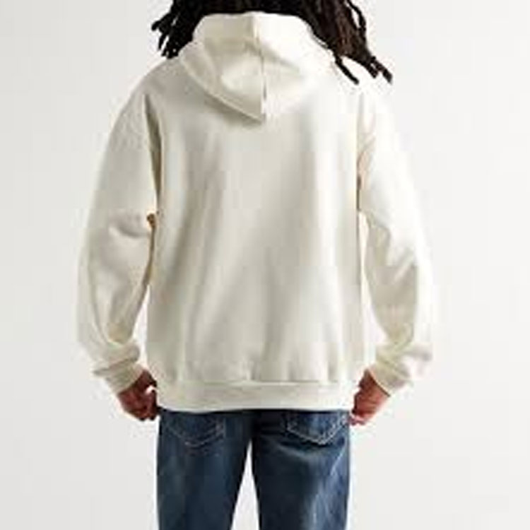 Purchase 셀린 로고 스터드 후드 남성 루즈핏 플리스 오프화이트 2Y479052H-01OW