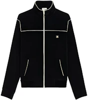 Celine Logo Zipper Casual Jacket Unisex Couple Style - Black 2Y168679I-38NO Celine Logo Zipper Casual Jacket Unisex Couple Style - Black 2Y168679I-38NO