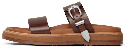 CELINE Low-Heeled Comfort Fashion Slide 'Deep Brown' 353923778C.19DK CELINE Low-Heeled Comfort Fashion Slide 'Deep Brown' 353923778C.19DK