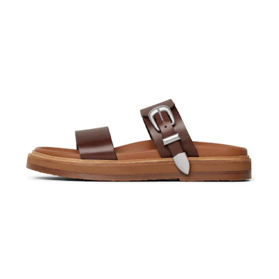 CELINE Low-Heeled CMFT Fashion Slide 'Deep Brown'