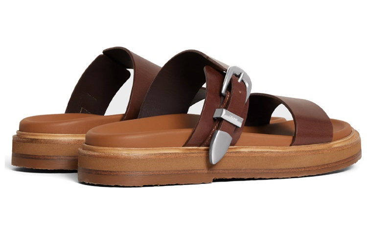 Shop 셀린 편안한 로우힐 슬라이드 "딥 브라운" (Seollin pyeonanhan ro-uhil seullaideu "dib beuraun") 353923778C.19DK