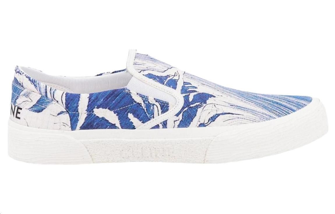CELINE Low Top 'Printed Distressed White Blue' 圖 2