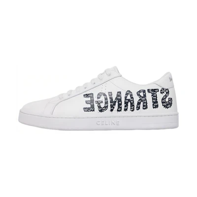 CELINE Low Top Sneaker 'White Leather Print'