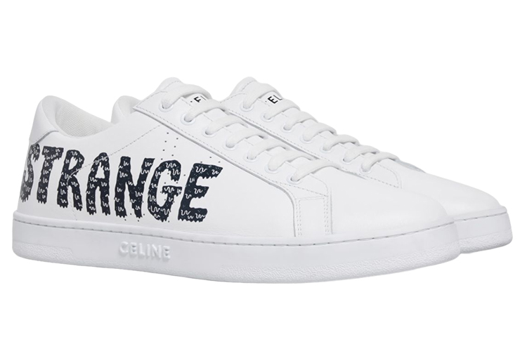 CELINE Low Top Sneaker 'White Leather Print' 圖 3