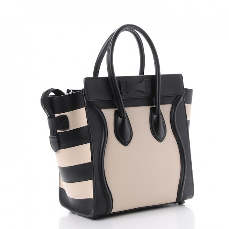 Order Celine Luggage Bicolor Micro Negro/Beige