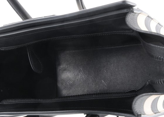 セリーヌ ラゲージ バイカラー マイクロ ブラック/ベージュ Lookbook セリーヌ ラゲージ バイカラー マイクロ ブラック/ベージュ