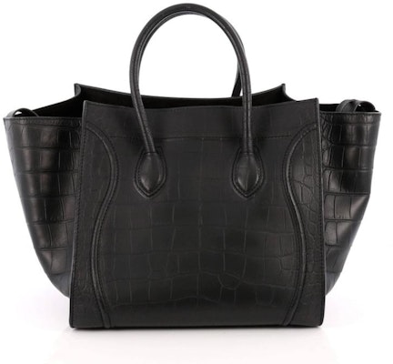 セリーヌ ラゲージ クロコ型押しファントム ブラック Order セリーヌ ラゲージ クロコ型押しファントム ブラック