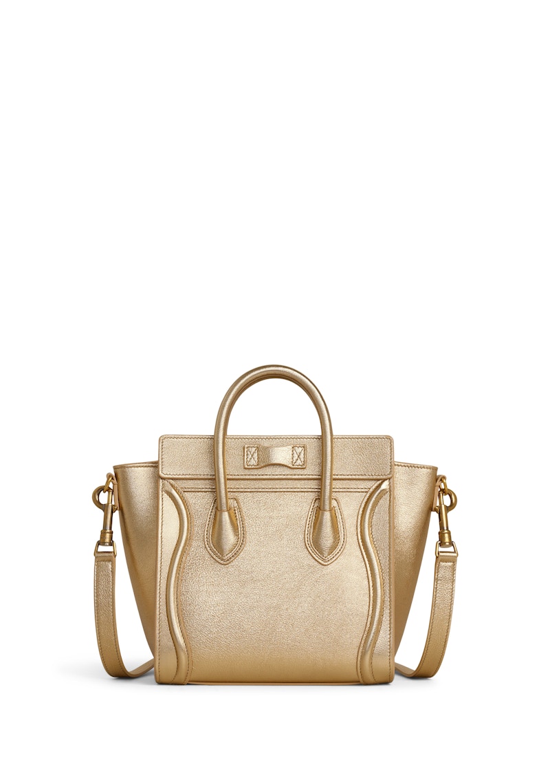 Order Celine Luggage Laminado Nano Oro