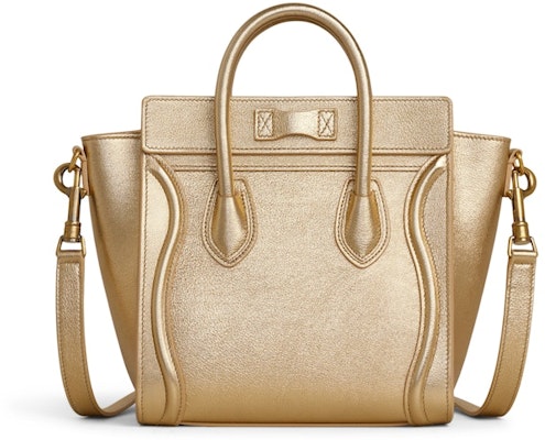 セリーヌ ラゲージ ラミネーテッド ナノ ゴールド Order セリーヌ ラゲージ ラミネーテッド ナノ ゴールド