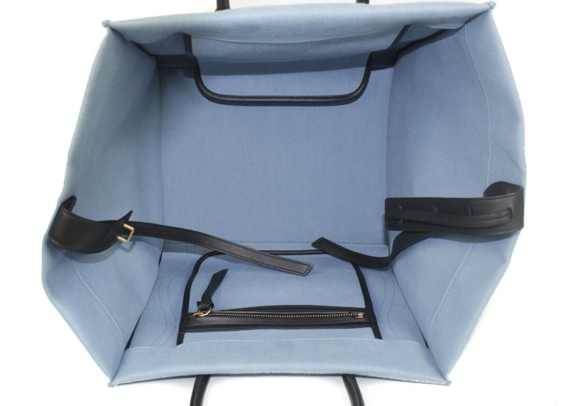 Lookbook Celine Luggage Phantom Mediana de Mezclilla