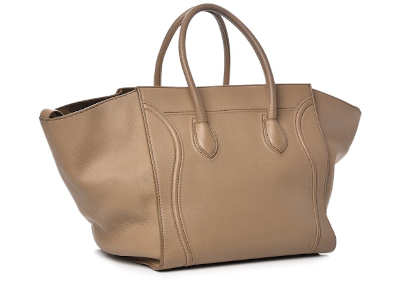 Order Celine Luggage Phantom Mediano Color Taupe