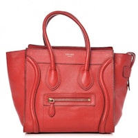 Celine Luggage Micro Coquelicot Celine Luggage Micro Coquelicot
