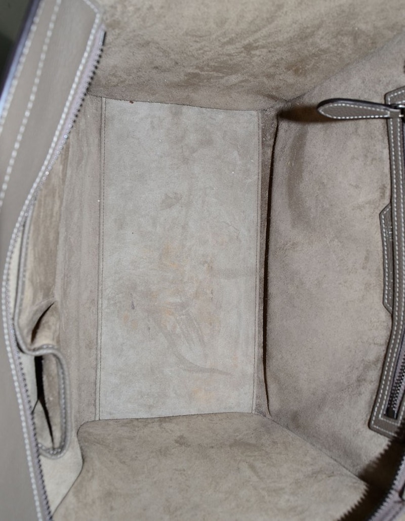 Lookbook Celine Luggage Mini Abu Souris