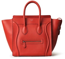 Celine Luggage Mini Vermillion Celine Luggage Mini Vermillion