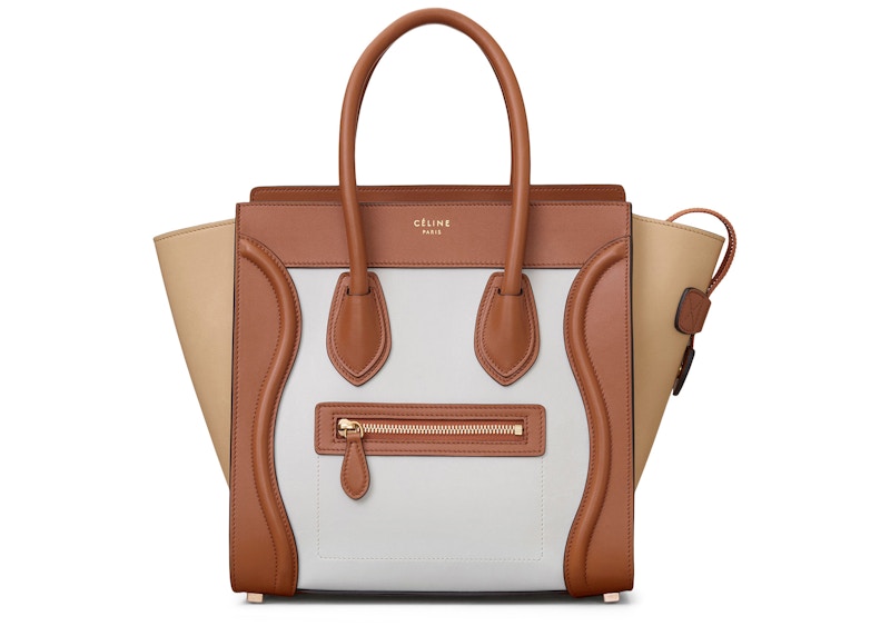 Celine Luggage Multicolor Micro Tan/Sand