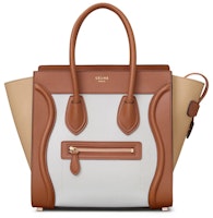 Celine Luggage Multicolor Micro Tan/Sand Celine Luggage Multicolor Micro Tan/Sand