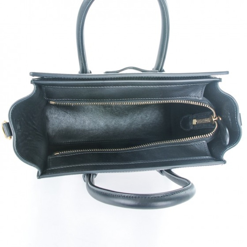 Lookbook Celine Luggage Nano Blanco/Negro