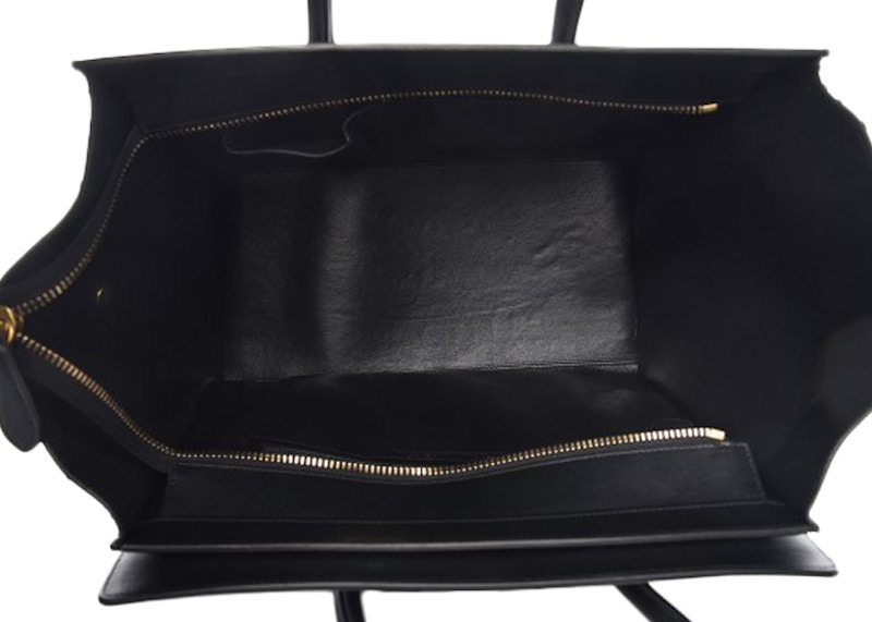 Lookbook Celine Luggage Mini Piel de Pitón Blanco/Negro