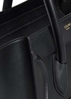 赛琳 拉杆光滑黑色微型款 Lookbook 赛琳 拉杆光滑黑色微型款