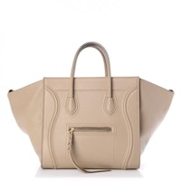Celine Luggage Supple Calfskin Medium Phantom Beige Celine Luggage Supple Calfskin Medium Phantom Beige