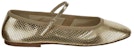CELINE Mary Jane Ballerina Les Ballerines Light Gold (Womens) 354673904C.35LG