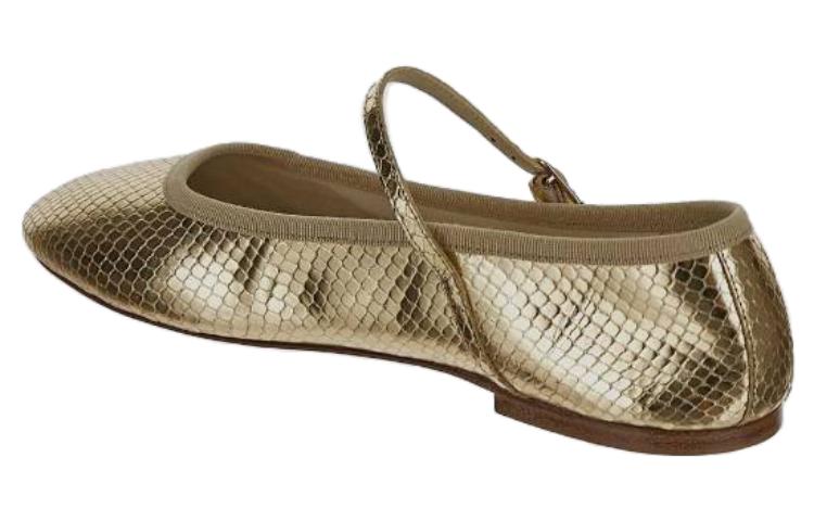 Shop CELINE Mary Jane Ballerinas Les Ballerines Oro Claro (Mujer) 354673904C.35LG