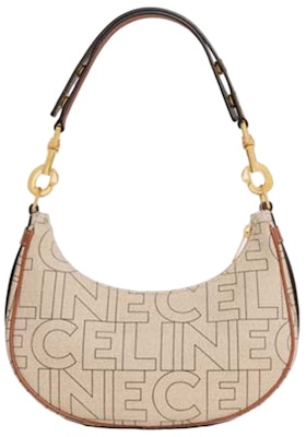 セリーヌ ミディアム アヴァ ストラップ バッグ テキスタイル 全面プリント ナチュラル/タン Order セリーヌ ミディアム アヴァ ストラップ バッグ テキスタイル 全面プリント ナチュラル/タン