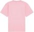 Lookbook 셀린느 남성 BOY DOLL FW22 핑크 로고 프린트 오버사이즈 캐주얼 티셔츠. 2X681671Q-25PX