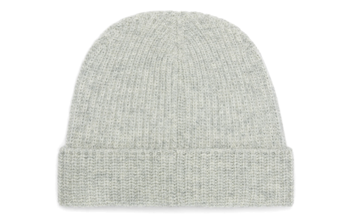 Purchase Gorro de lana gris claro acanalado para hombre CELINE con detalles de aplicaciones. 2AE2I423P-08GC