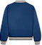 Lookbook CELINE Men’s Navy Blue SS24 Logo Print Loose-Fit Varsity Jacket. 2W22C227R-07MR