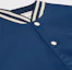 Purchase CELINE Men’s Navy Blue SS24 Logo Print Loose-Fit Varsity Jacket. 2W22C227R-07MR
