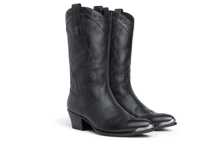 Shop CELINE Metal Toe Cap Ankle Boots 'Black Calfskin' 344453492C.38NO