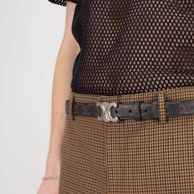 CELINE Minimalist Leather Belt Unisex Couple Style 45AKA2ACO Shop CELINE Minimalist Leather Belt Unisex Couple Style 45AKA2ACO