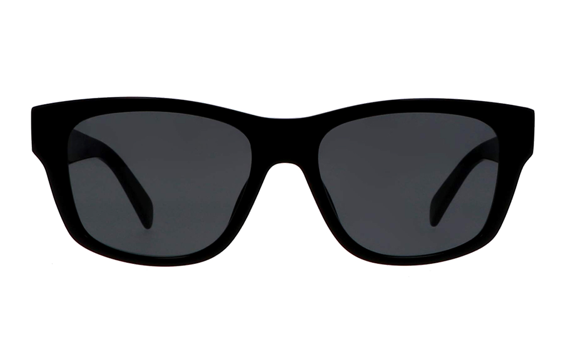 Lookbook CELINE Cermin Mata Minimalis Segi Empat Hitam Unisex Fesyen Trendy CL40249U-01A