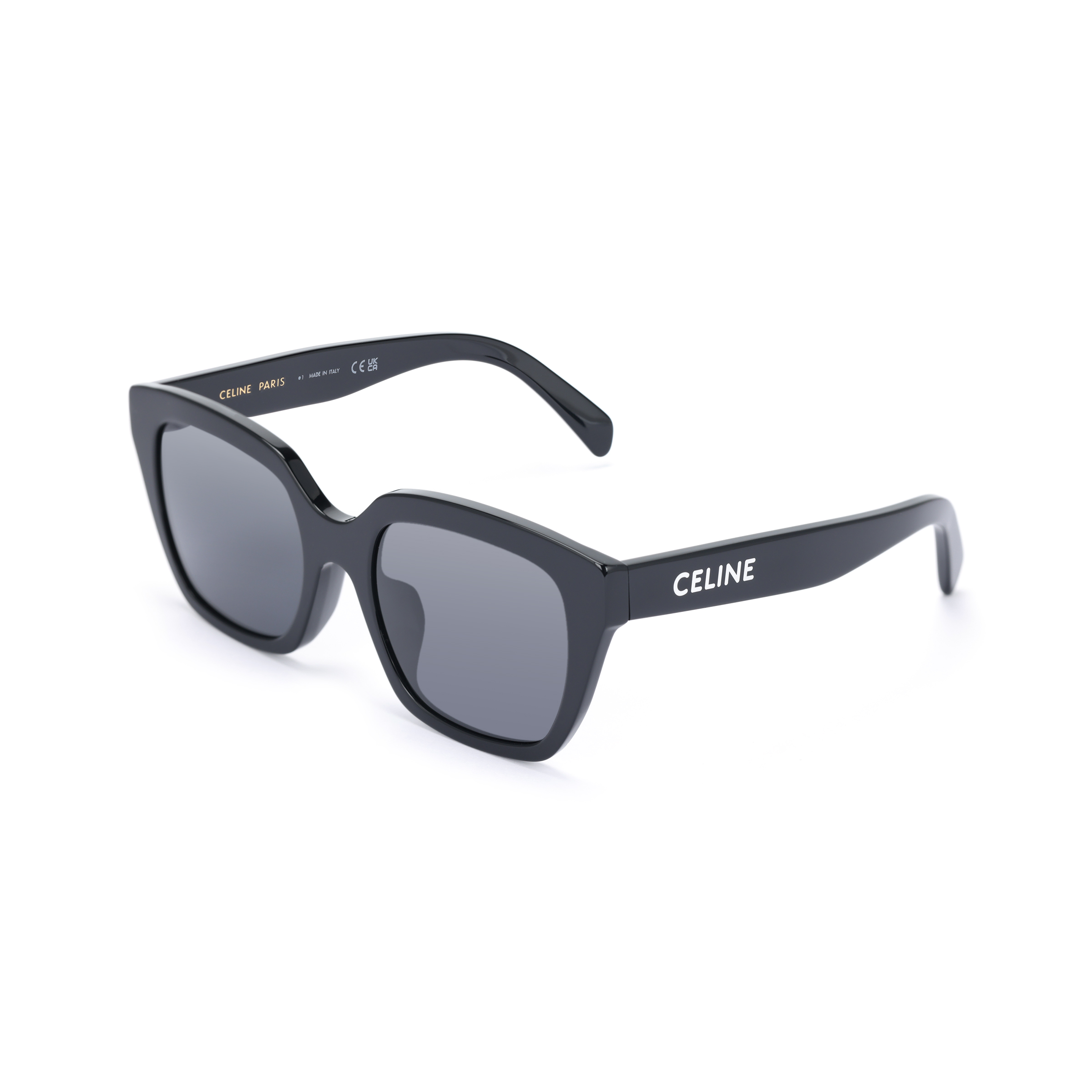 CELINE Monochrome Square Sunglasses Unisex Couple Style CL40198F