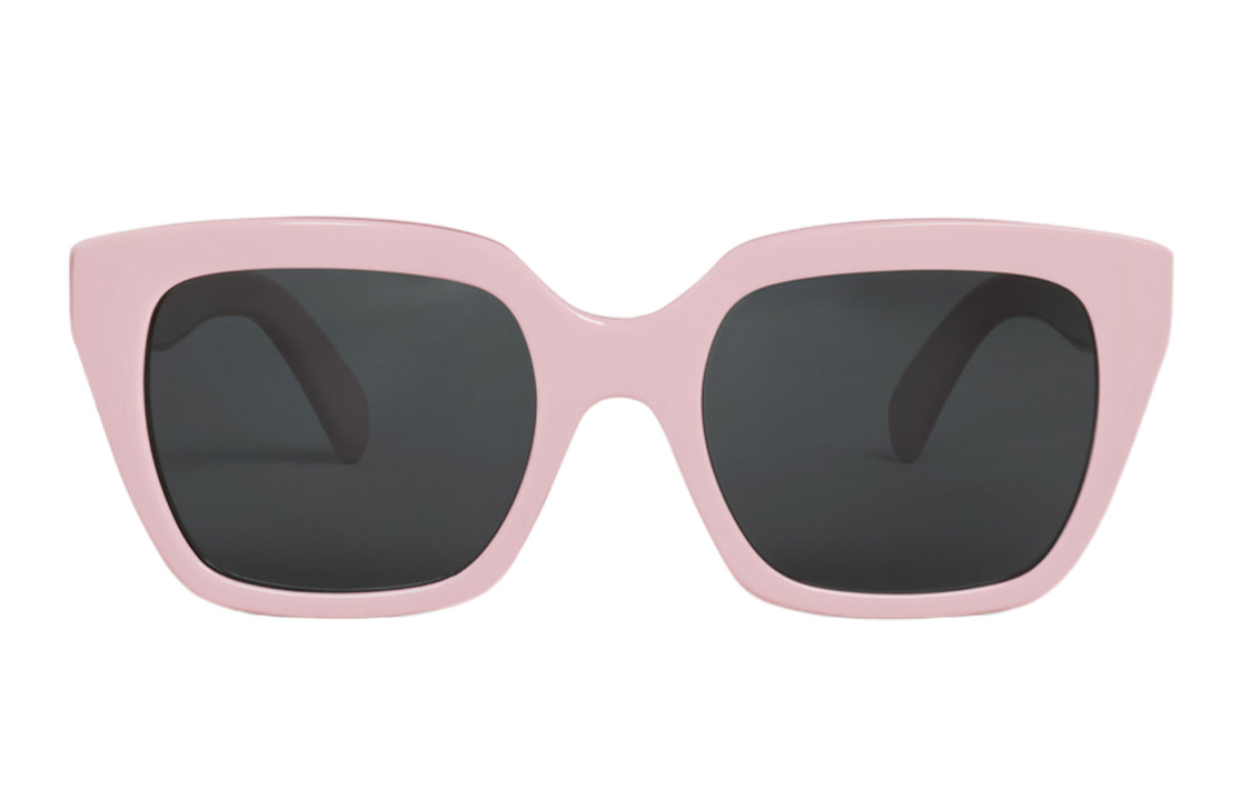 CELINE Monochroms 03 Acetate Pastel Pink Square Sunglasses Unisex Couples 4S198CPLB-24PP 圖 3