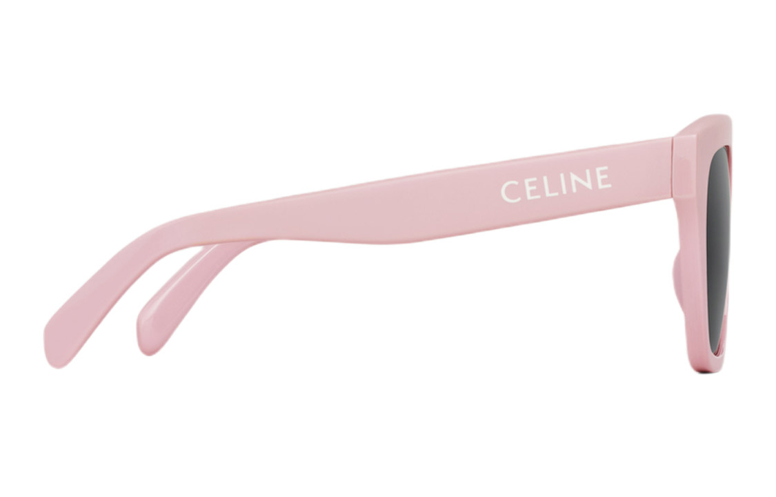 CELINE Monochroms 03 Acetate Pastel Pink Square Sunglasses Unisex Couples 4S198CPLB-24PP 圖 4