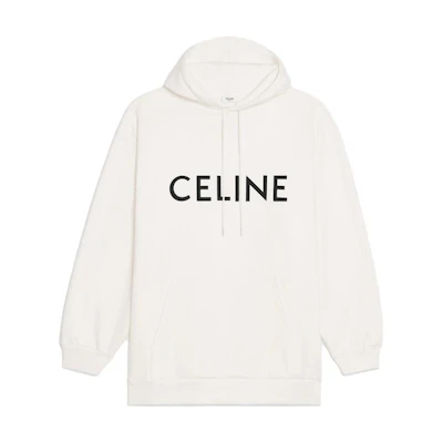 Celine Off-White Letter Logo Printed Casual Sweatshirt 2Y668670Q-01OB