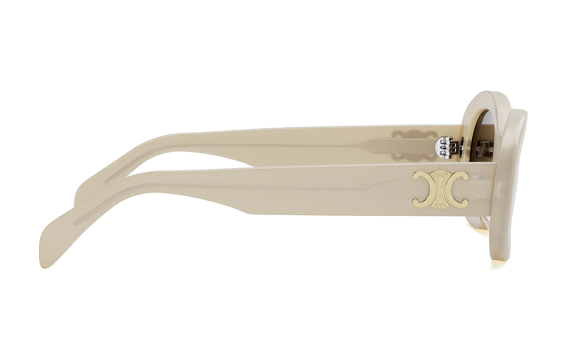 CELINE Oval Sunglasses Unisex with Side Pattern Design for Couples. cl40194u-25e 圖 4