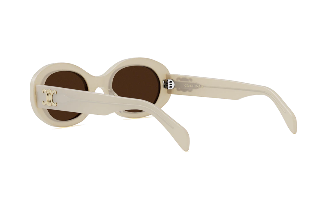 CELINE Oval Sunglasses Unisex with Side Pattern Design for Couples. cl40194u-25e 圖 5