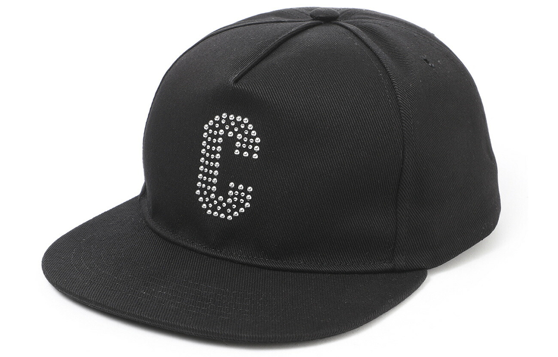 CELINE Plain Black Lettering Baseball Cap for Men. 2AUY96-41M-38GA