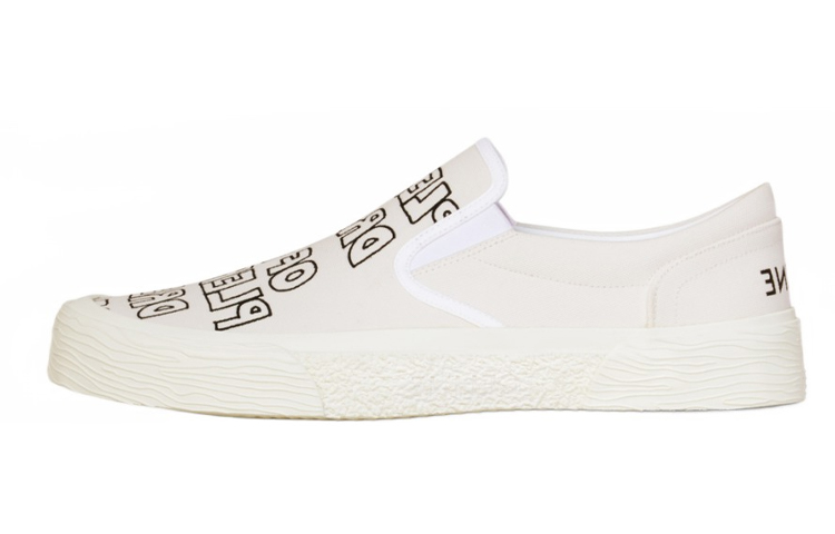 CELINE Printed Faux Leather Sneaker 'White'