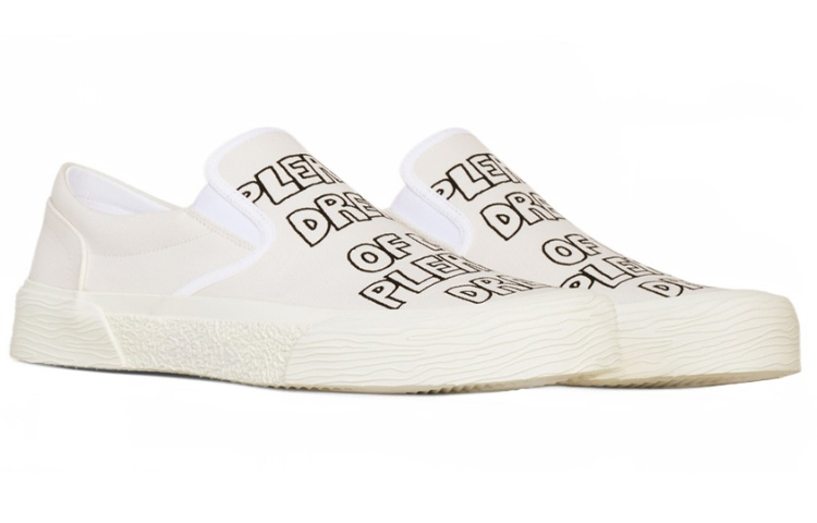 CELINE Printed Faux Leather Sneaker 'White' 圖 3